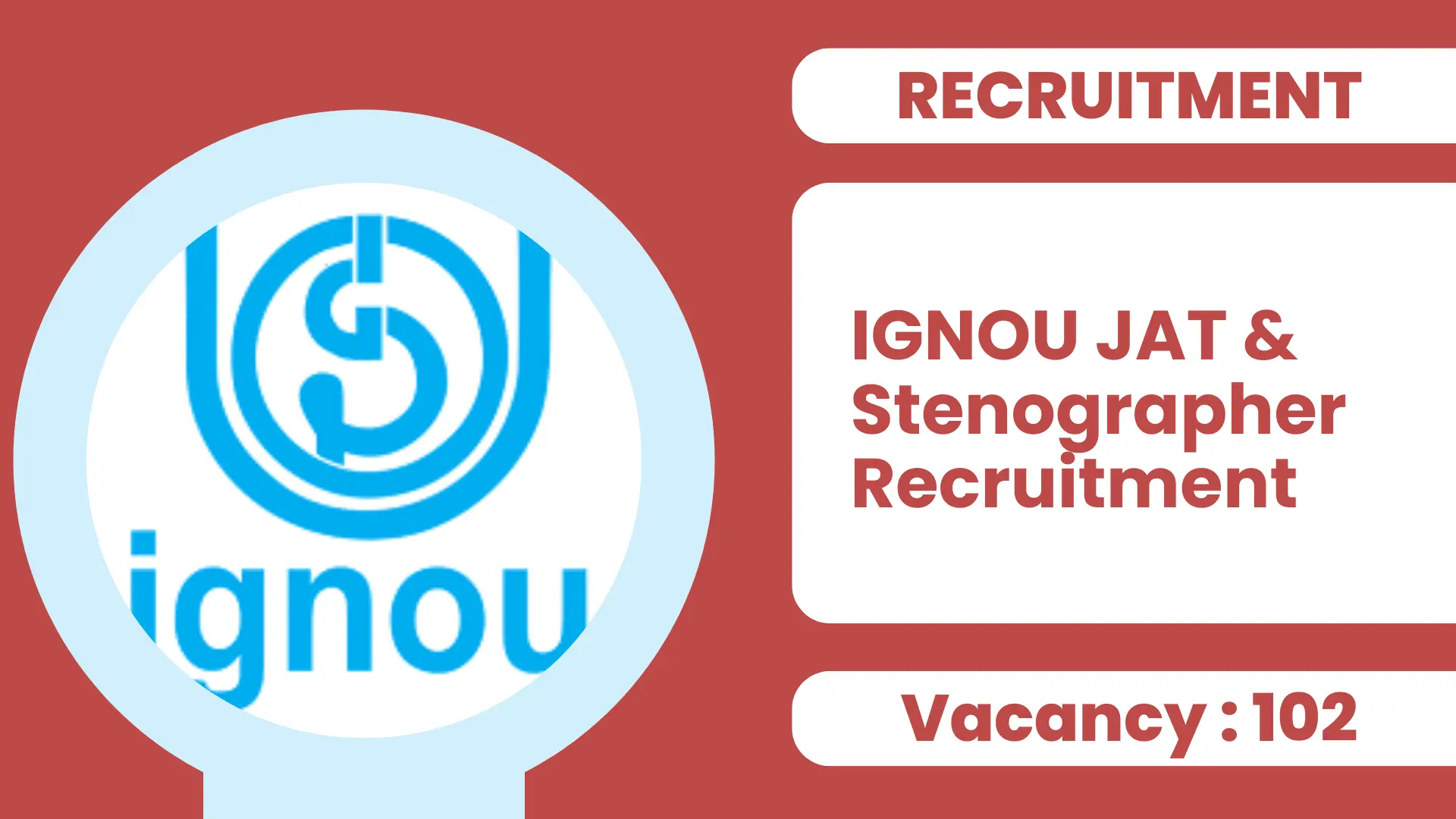 IGNOU Recruitment 2023 -Apply for 75 Consultant Posts