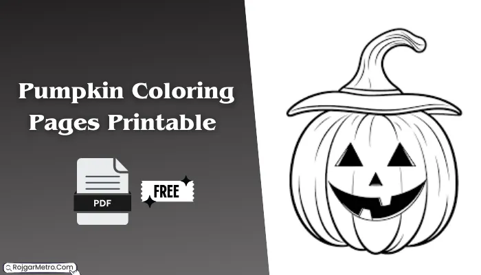 Pumpkin Coloring Pages Printable PDF Free Download