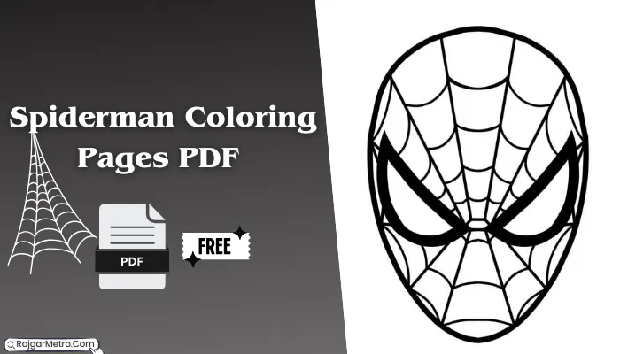 Spiderman Coloring Pages PDF Free Download