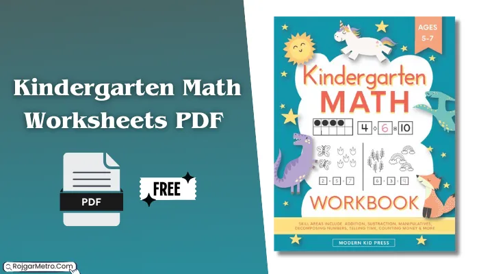 Kindergarten Math Worksheets PDF Free Download