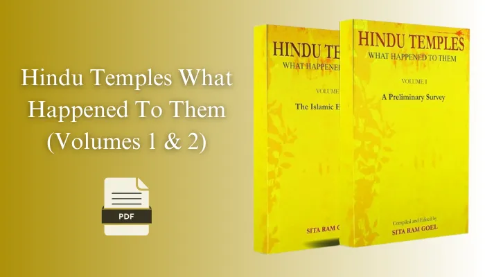 Hindu Temples What Happened To Them PDF (Volumes 1 And 2)