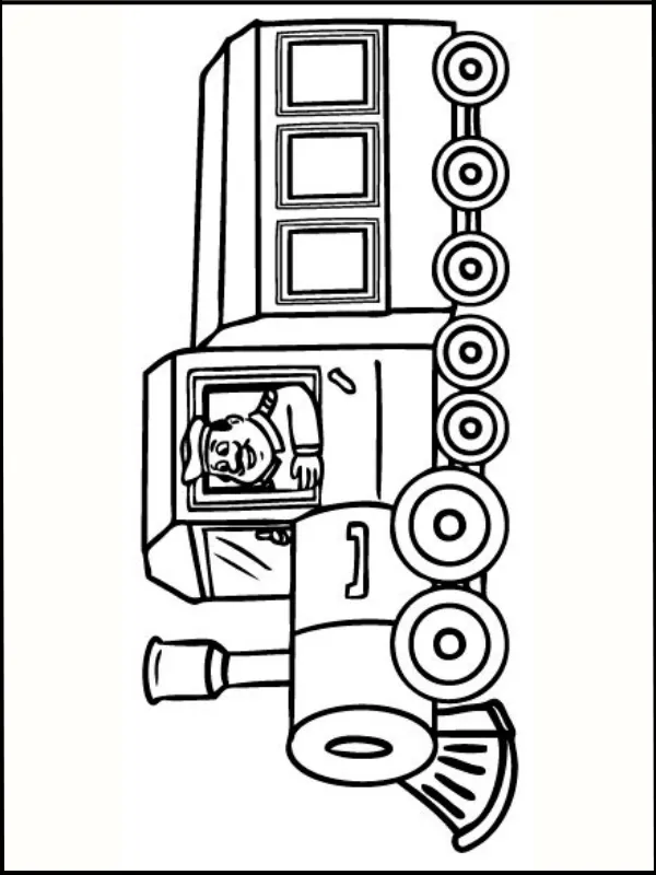 Polar Express Coloring Pages Printable PDF