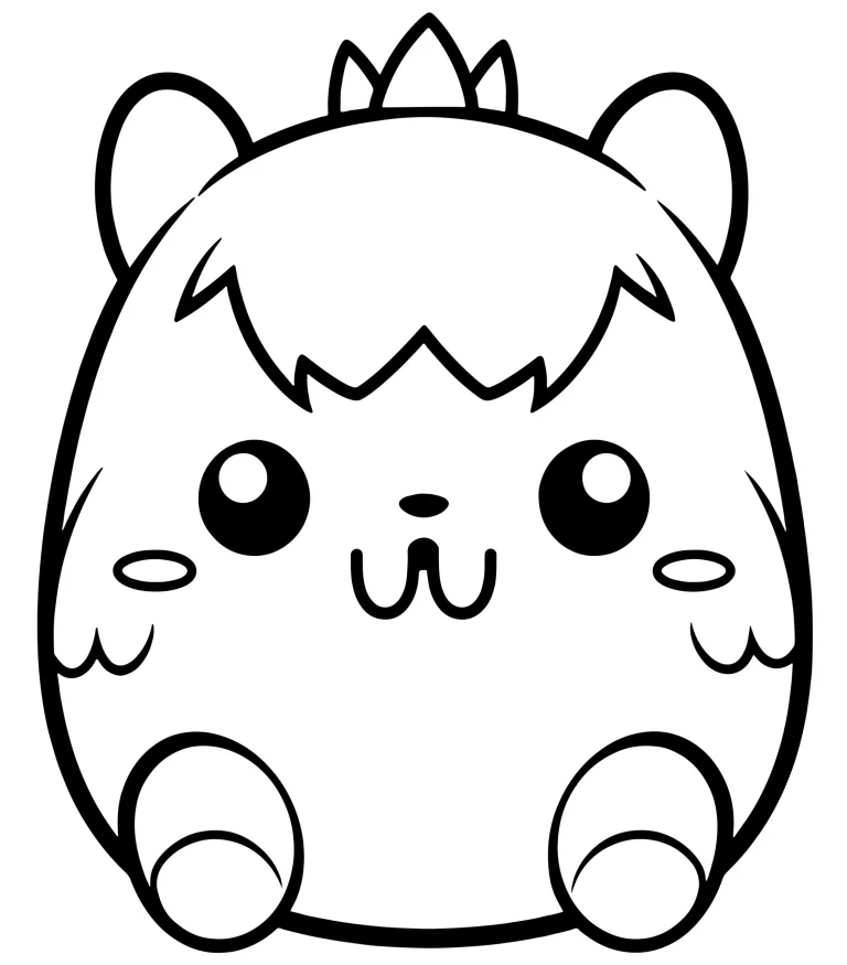 Squishmallow Coloring Pages PDF Free [Printable]