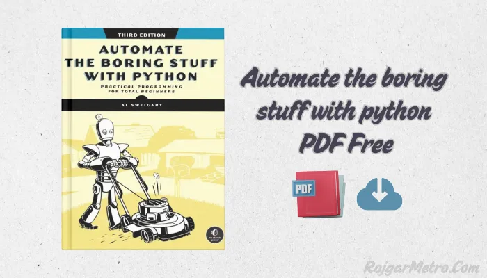 Automate the Boring Stuff with Python PDF [Free]
