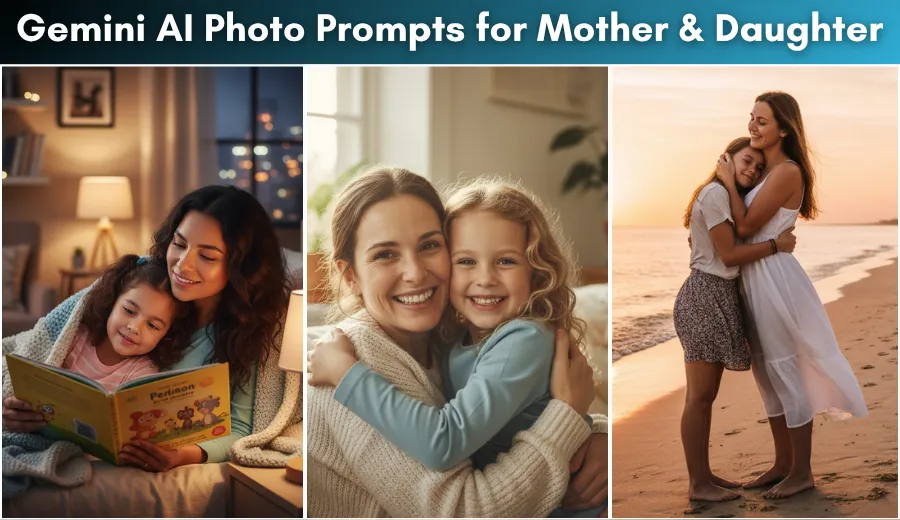 Trending 25 Gemini AI Photo Prompts for Mother and Daughter