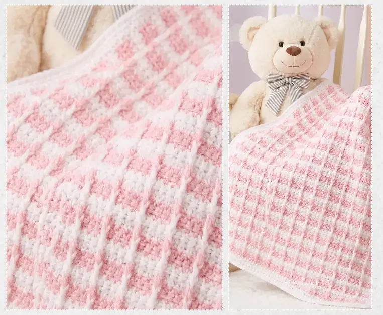Cozy Baby Blanket Crochet Pattern PDF Free