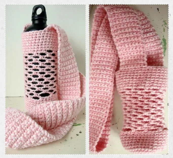Crochet Water Bottle Holder Pattern PDF Free Download